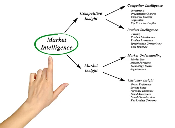 Informazioni di mercato — Foto Stock